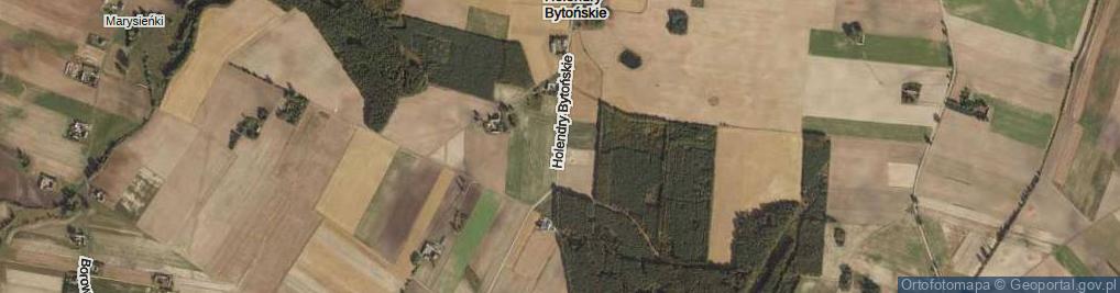 Zdjęcie satelitarne Holendry Bytońskie ul.
